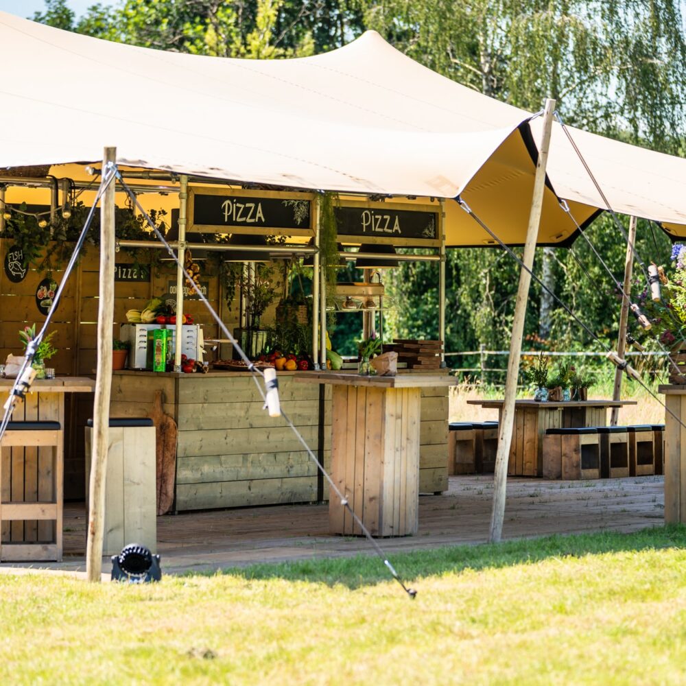 Stretchtent Nieuw 7,5 x 7,5 meter